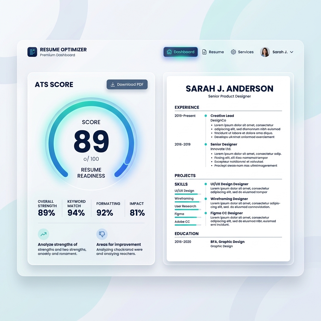 ProCV Dashboard Preview